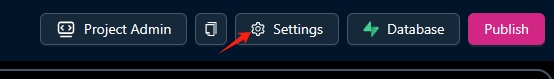 click settings